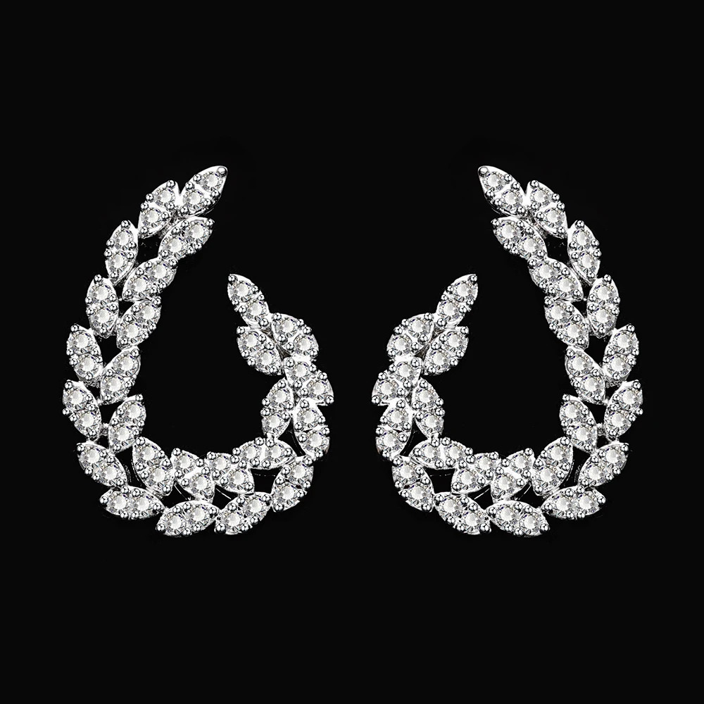 Wedding Jewelry Set for Women Saudi Arabia 4 Pieces Zirconia Bridal Jewellery Collection Necklace Set 250609