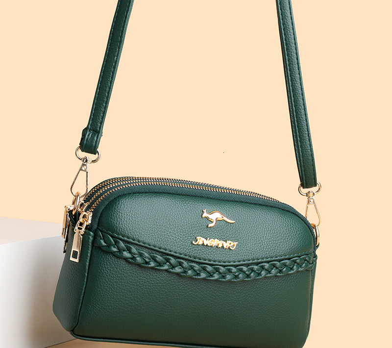 Free Shipping 2025 New Designer Bag Three-layer Trendy And Fashionable Women's Single Shoulder Handbag Multifunctional Leisure High-quality Shopp