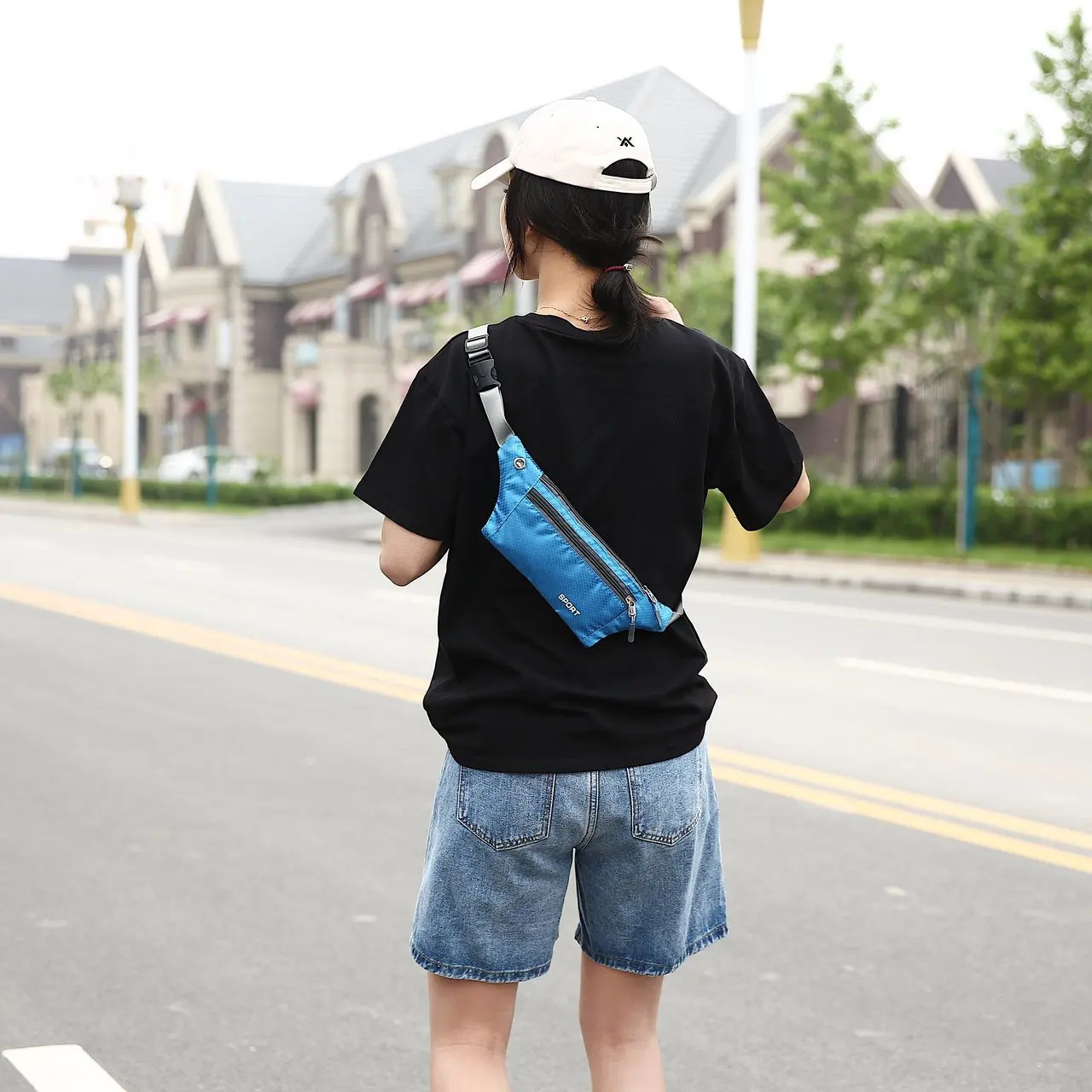 Multifunction Man Waist Bag Nylon Chest Pack for Women Running Belt Sports Moblie Phone Bags Pouch Pocket Travel 250612