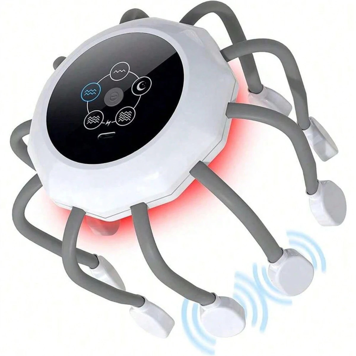 Intelligent Electric Octopus Head Massager Soul ction Scratching Meridian Dredging Scalp Massage And Relaxation Tool 250605