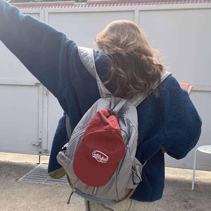 Large Capacity Blogger Style Bag College Student Casual Backpack 2025 Korean New Custom Trendy Ins