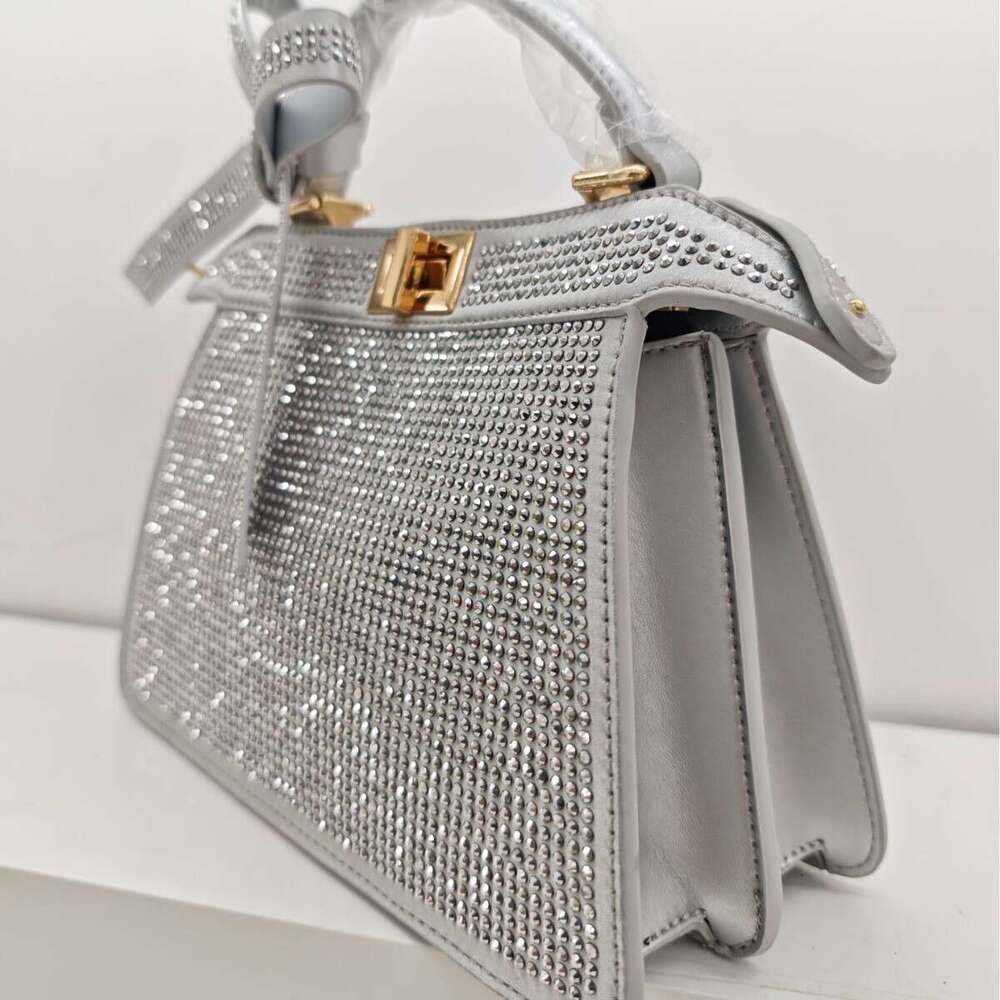 Style Diamond-Studded Handbag New Fashion Full Diamond Shoulder Crossbody Chain Women's Bag