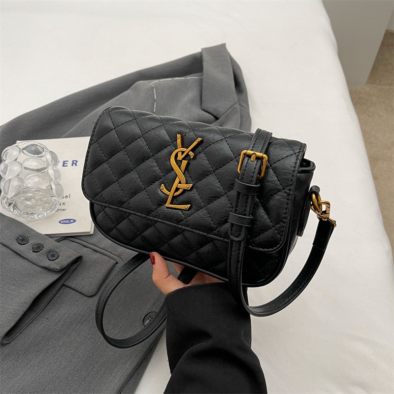 2025 free shipping designer luxury women's new chain bag diamond grid shoulder bag crossbody bag