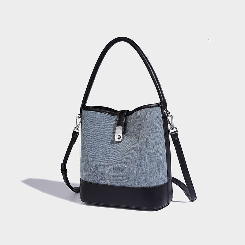 Women's Shoulder bag Crossbody Bag Bucket Summer New High-End Fashion Color-Blocking Handbag Commuter