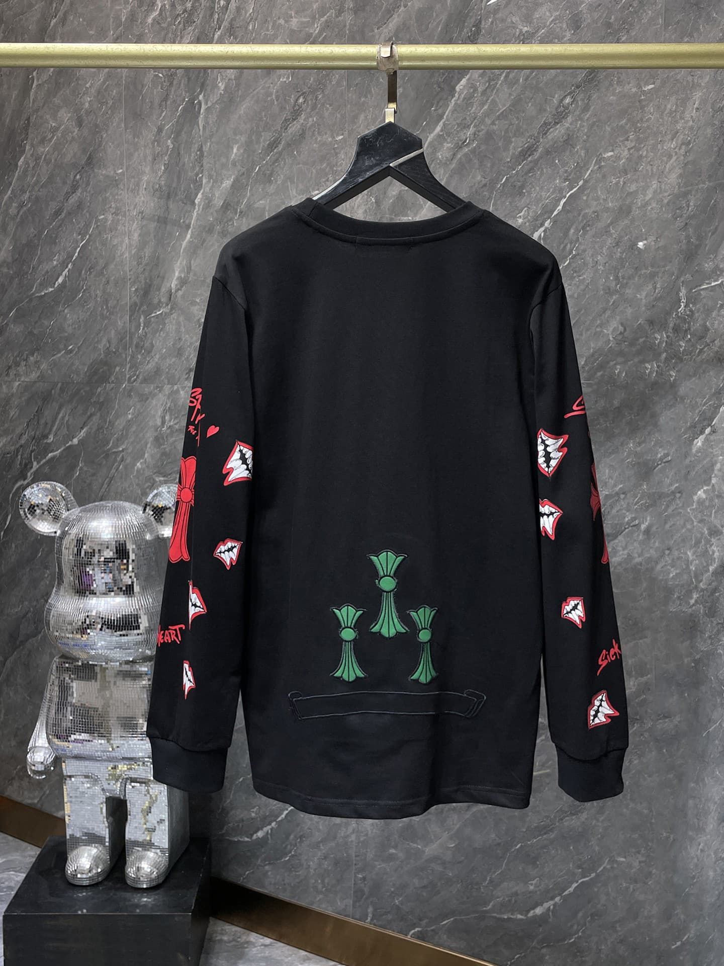 chrome Designer Hoodie Zipper Hoodies Men Jackets Hoodies Long Sleeves Jacket Loose Outwear Coats Hoody Mens Woman Streetwear Clothing heartly size S-XL