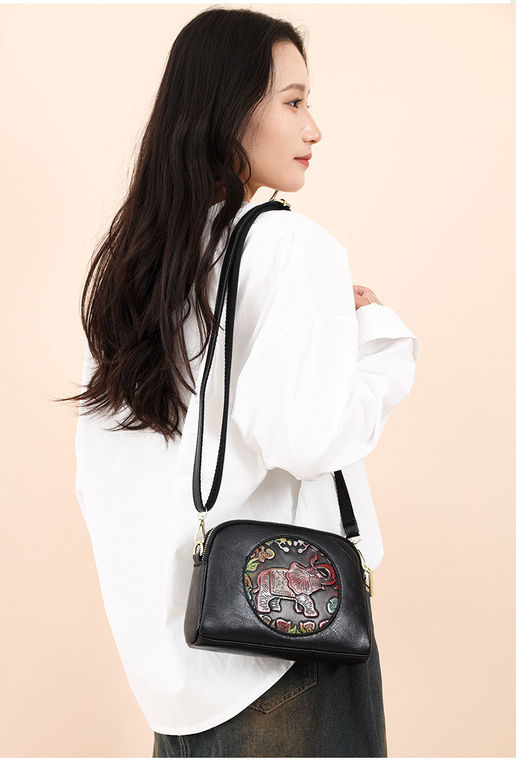 Free Shipping 2025 New Designer Bag Retro Large Capacity Chinese Women's Handbag Casual Boutique Multi-layer Shopping Bag