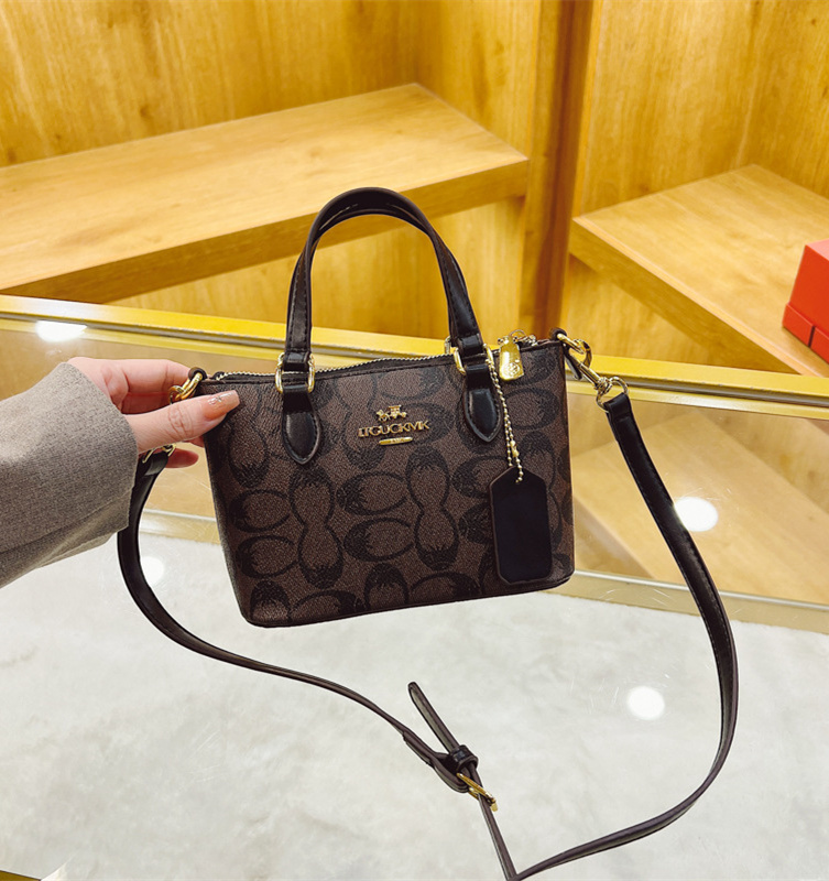 Free shipping designer high-end handbag for women 2025 new style temperament women's handbag printed handbag versatile single shoulder crossbody 