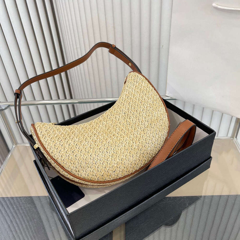 Summer Straw bag hobo designer shoulder crossbody bags ladies tote bag composite handbag with coin purse Woman Handbags Chest pack lady chains Totes cross body