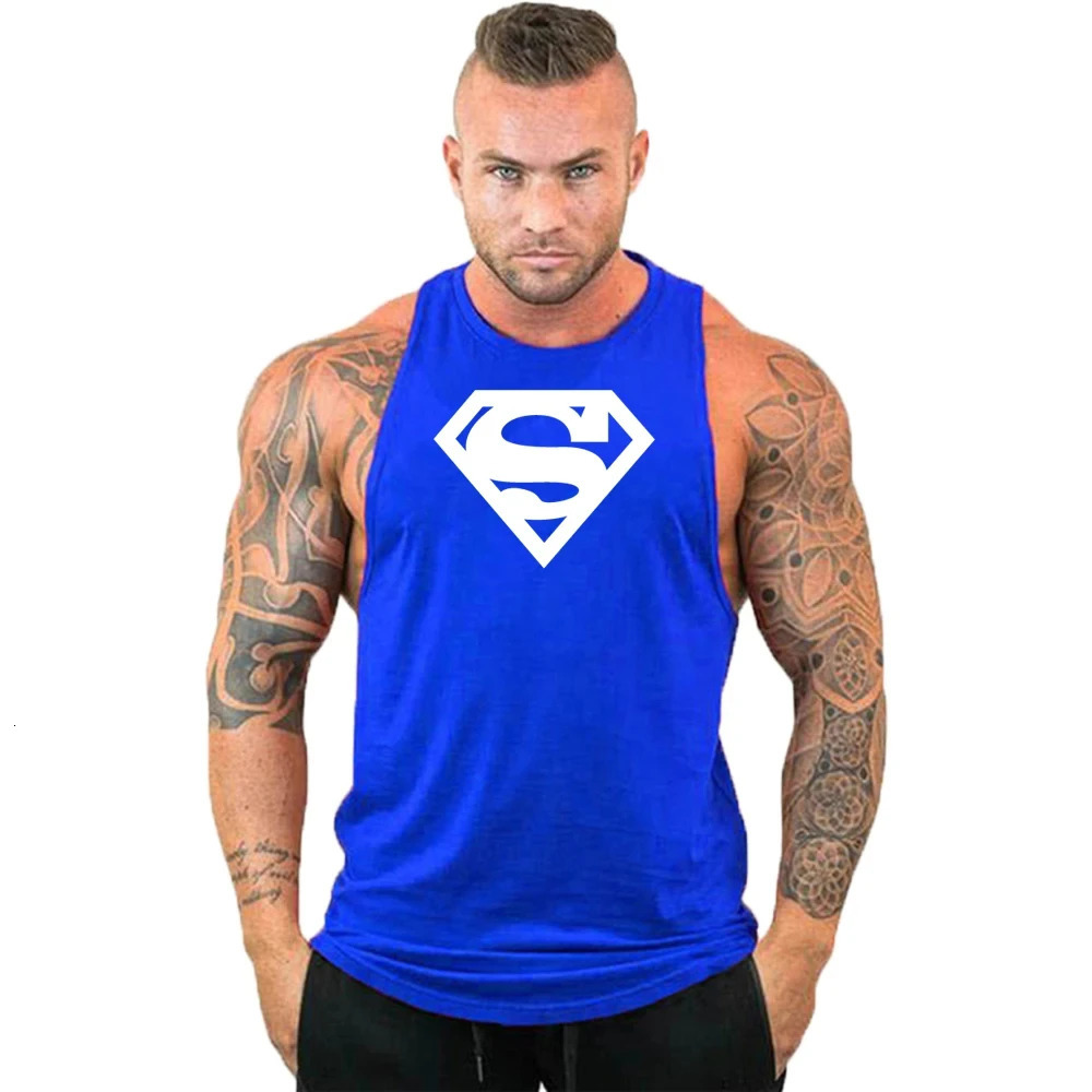 Mens Clothing Bodybuilding and Fitness Stringer Singlets Tank Top Vest Sleeveless Sweatshirt Workout Shirt Undershirt Gym Gyms 250609
