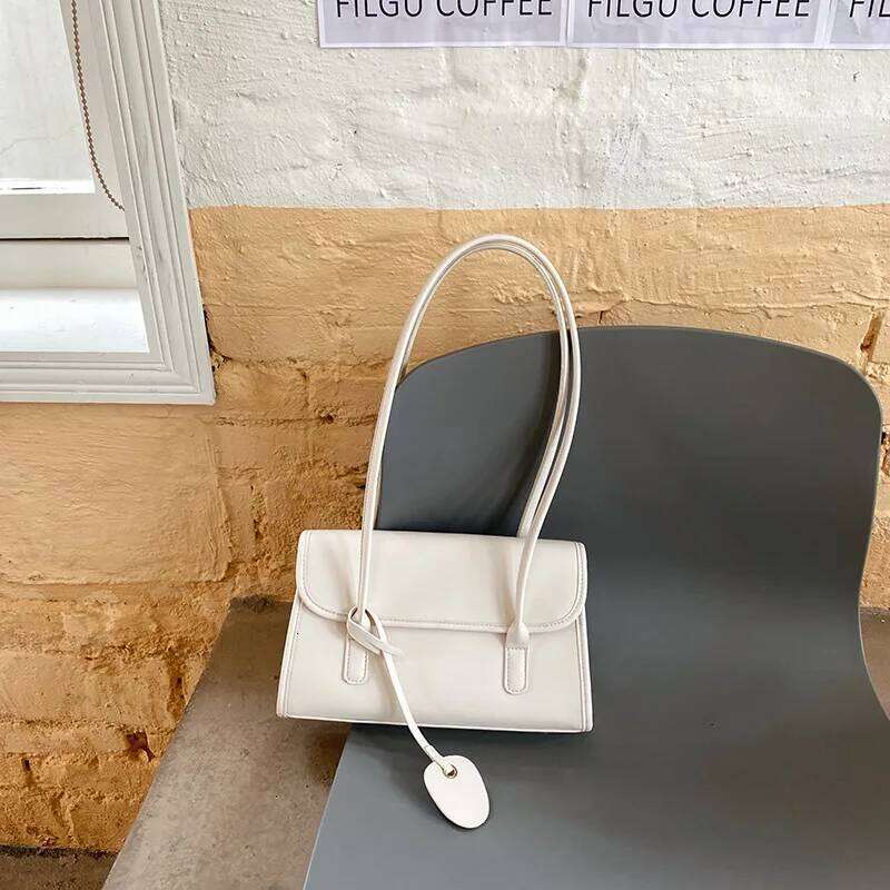 CGCBAG Fashion Designer Brand Handbags Simple Solid Women Shoulder High Quality PU Leather Female Square Bag