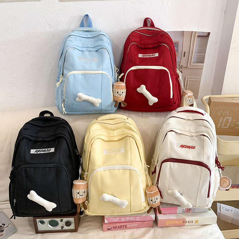 New Large Capacity Travel Backpack Fashion Niche Multi-Compartment Commuter Student Double Shoulder Bag for Women