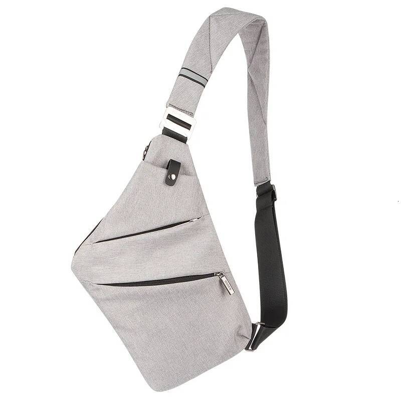 Fashion Shoulder Korean Style Casual Nylon Gun Messenger Men's Chest Bag cross body bags