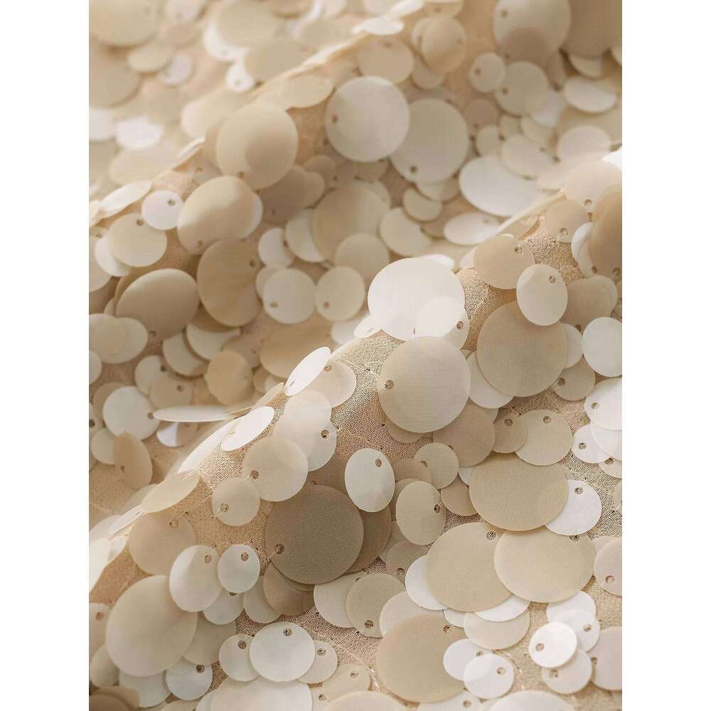 2025 Spring/Summer Women's French Design Short Bead Embellished Sequin Fashion Style Punk Mini Skirt