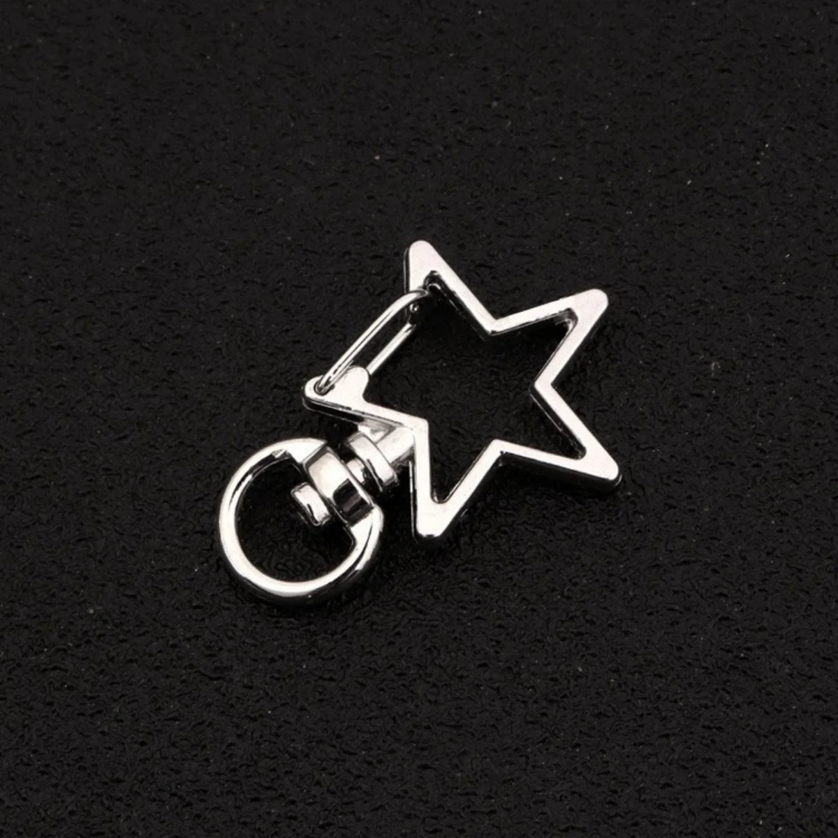 Set of 10 Metal Lobster Claw Clasps Star keyring Hook Lanyard Clip DIY Supplies Jewelry Making Keychain 250606