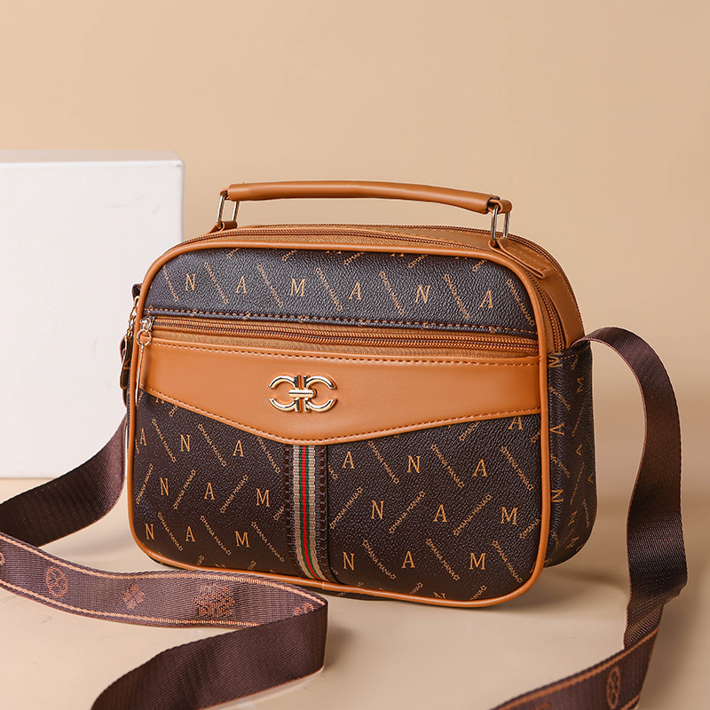 Free Shipping 2025 New Designer Bag Casual High-quality Shopping Bag Large Capacity Handbag Women's Multi-layer Single Shoulder Handbag