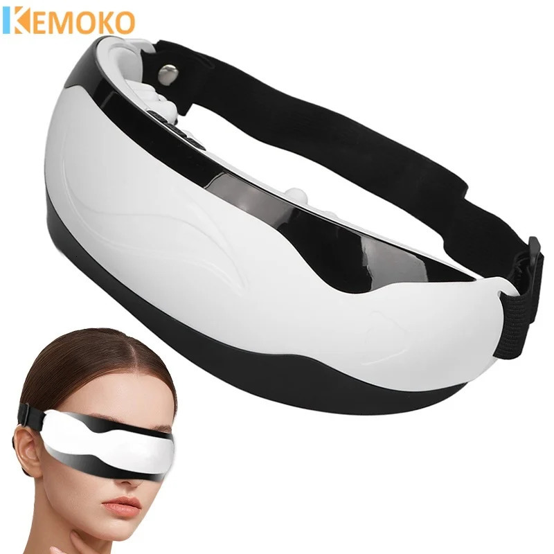 Electric Eye Magnetic Massager Mask Migraine Vision Improvement Forehead Vibration Glasses Eyes Massager Wireless Health Care 250612