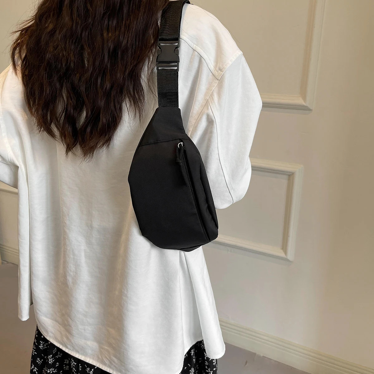 Fanny Pack Crossbody Chest Bag Belt Sling Purse Waist Bags Outdoor Sport Travel Versatile Daily Messenger Shoulder 250612