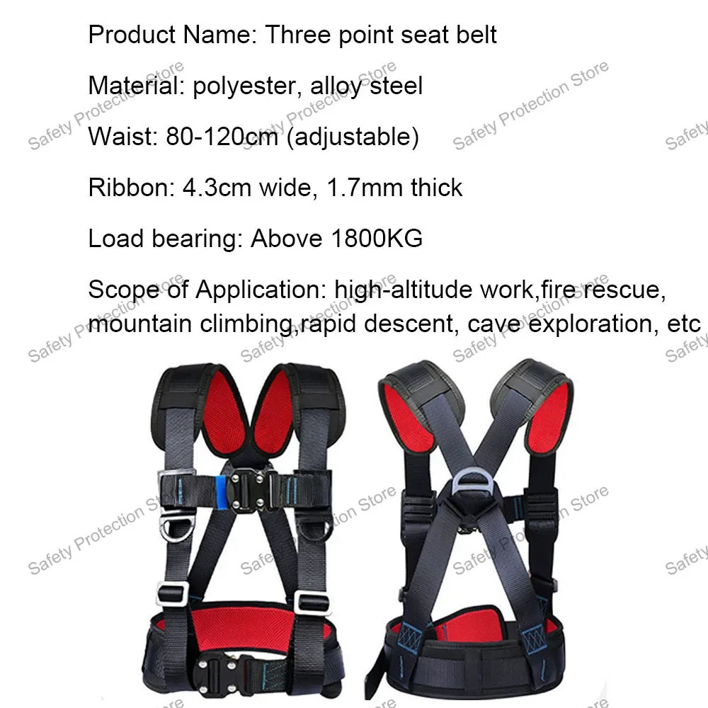 Highaltitude Work Safety Belt Half Outdoor Climbing Training Electrician Construction Equipment 250611