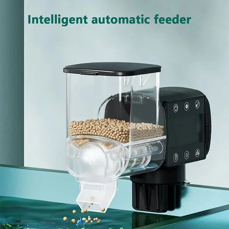 Aquarium Fish Tank Feeder Intelligent Automatic Feeder Digital Timing Wifi Wireless Remote Control Fish Feeding 250624