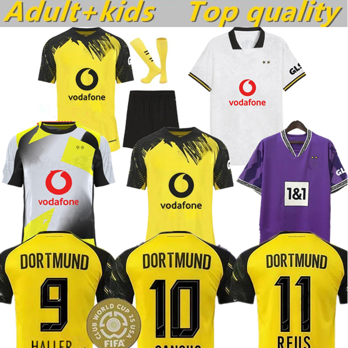 HALLER 2025 2026 DORTMUND Soccer Jerseys REUS football top shirt NEONGELB HUMMELS BRANDT Men Kids Special Kit maillot de foot Fullkrug Sabitzer