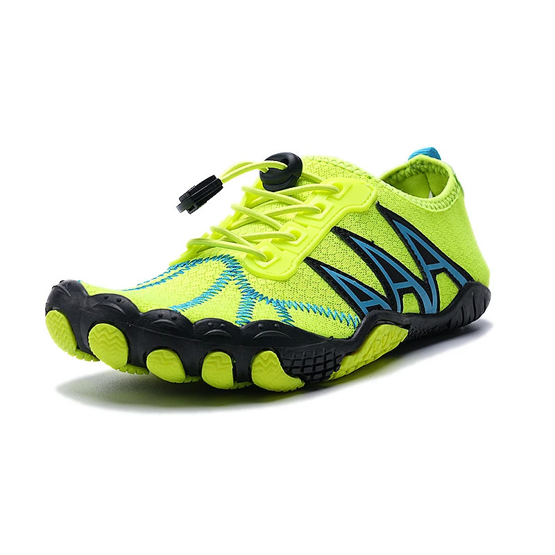 Mens Qiuck-Dry Aqua Non-Slip Water Shoes Womens Couples Outdoor Wading Breathable Beach Swimming Five Finger Sneakers 250609