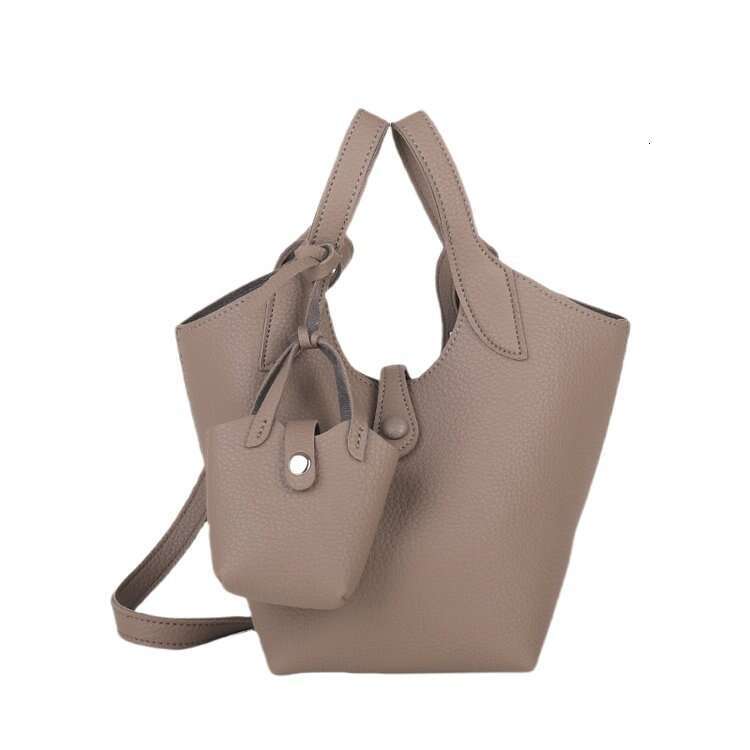 Korean Style Fashion Bucket for Women 2025 New Trend Textured Shoulder Lightweight Commuter Crossbody Bag