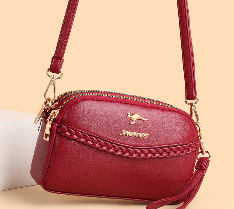 Free Shipping 2025 New Designer Bag Three-layer Trendy And Fashionable Women's Single Shoulder Handbag Multifunctional Leisure High-quality Shopp