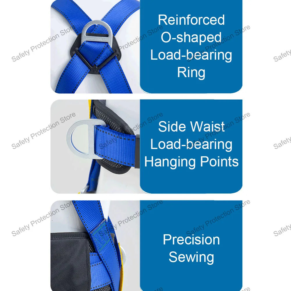 Fivepoint High Altitude Work Safety Harness Full Body Belt Outdoor Climbing Training Construction Protective Equipment 250611