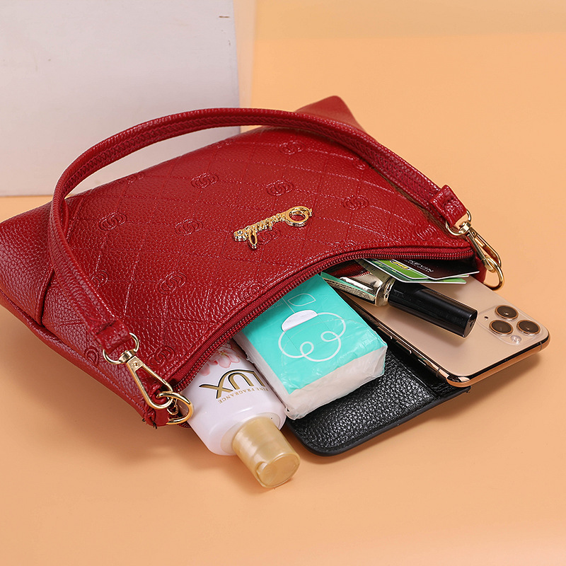 Free Shipping 2025 New Designer Bag Women's Solid Color Single Shoulder Handbag Casual High-quality Shopping Bag