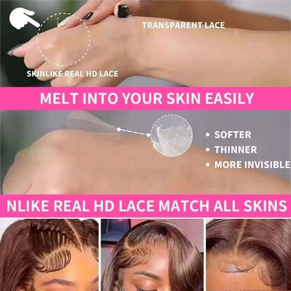 Bone Straight Chocolate Brown 13x6 Frontal Wig 30 Inch Human Hair 13x4 Hd Lace Front Wigs Colored Brazilian Women Choice