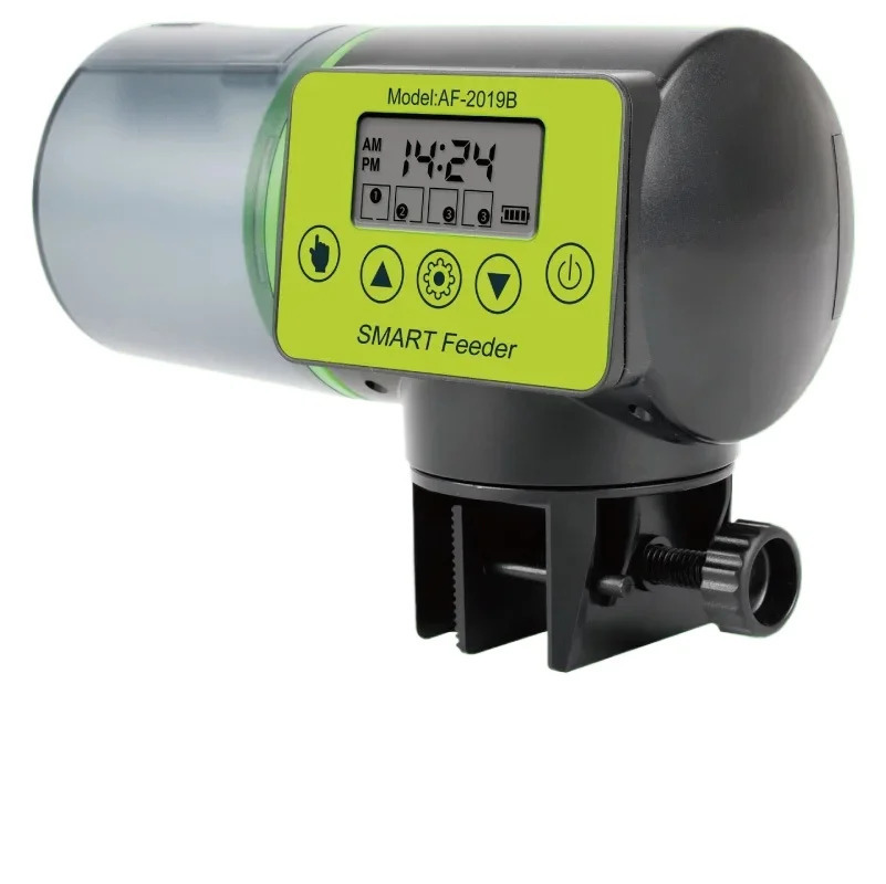 Cool Automatic Fish Feeder Digital Fish Tank Aquarium Electrical Plastic Timer Feeder Food Feeding Dispenser Tool Fish Feeder 250624