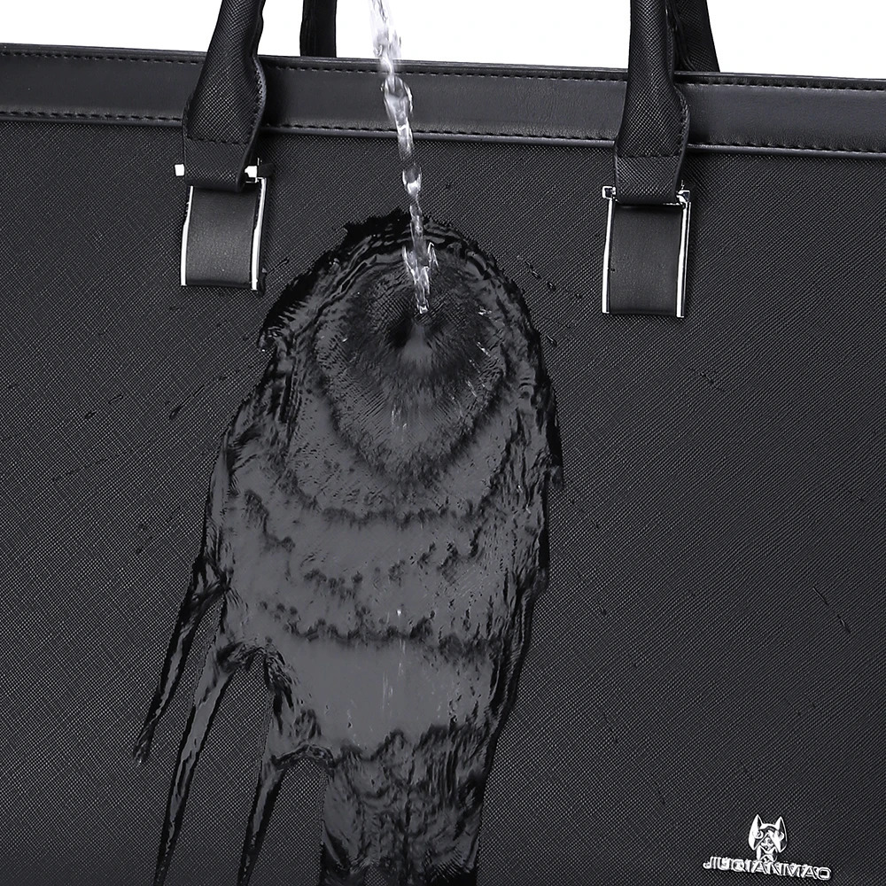 Solid color large capacity PU leather mens handbag business briefcase laptop bag bolsos para hombre sac a main bolsos de mujer 250614