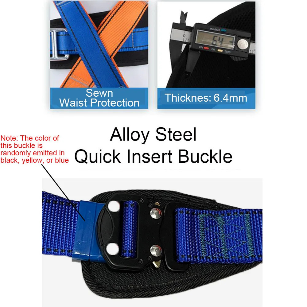 Fivepoint High Altitude Work Safety Belt Full Outdoor Rock Climbing Training Protect Equipment Rope 250611