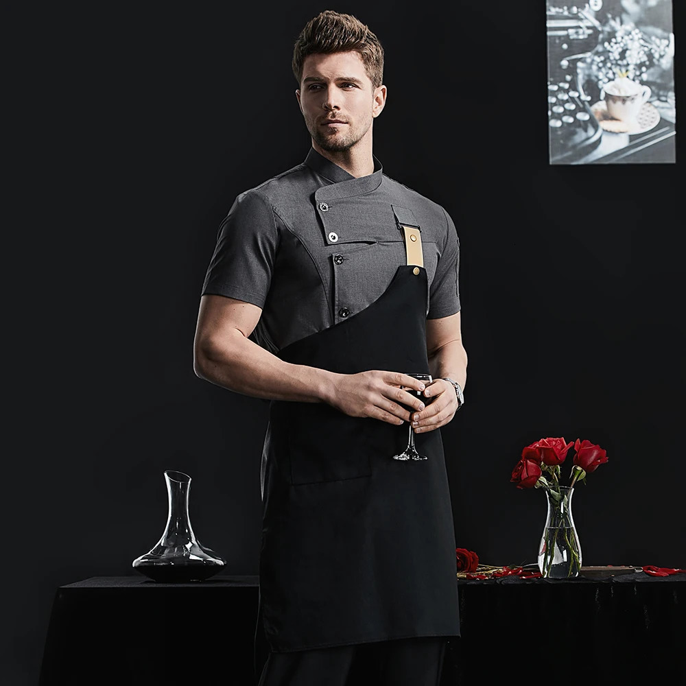 Chef Uniform Unisex el Restaurant Work Uniforms Waiter Jacket Multicoloured Kitchen Supplies Men Women Chefs Shirt Soft 250612