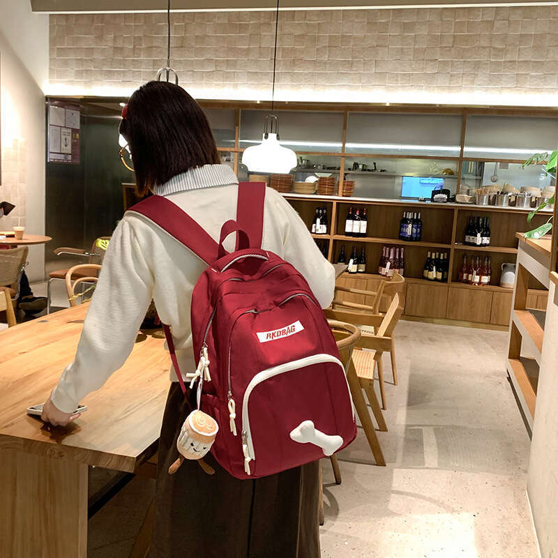 New Large Capacity Travel Backpack Fashion Niche Multi-Compartment Commuter Student Double Shoulder Bag for Women