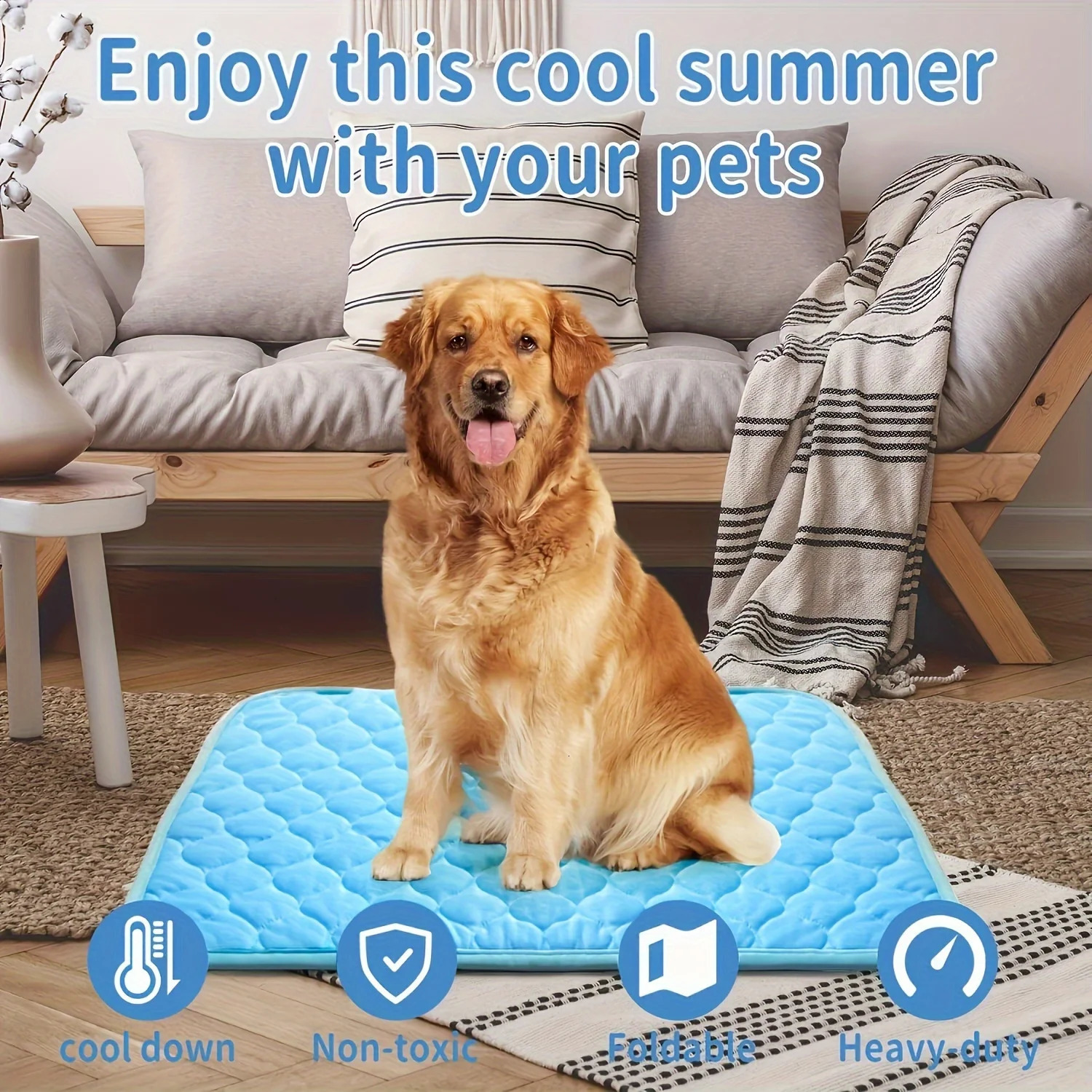 Summer pet mat pet ice mat doghouse dog mat pet ice silk mat cat cooling mat pet supplies universal 250614