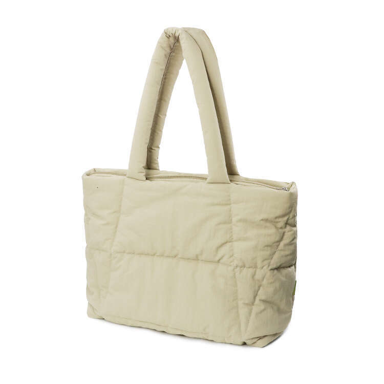 Fluffy Cotton Padded Underarm Fashion Embroidered Shoulder Bag Large Capacity Commuter Casual Handbag for Women