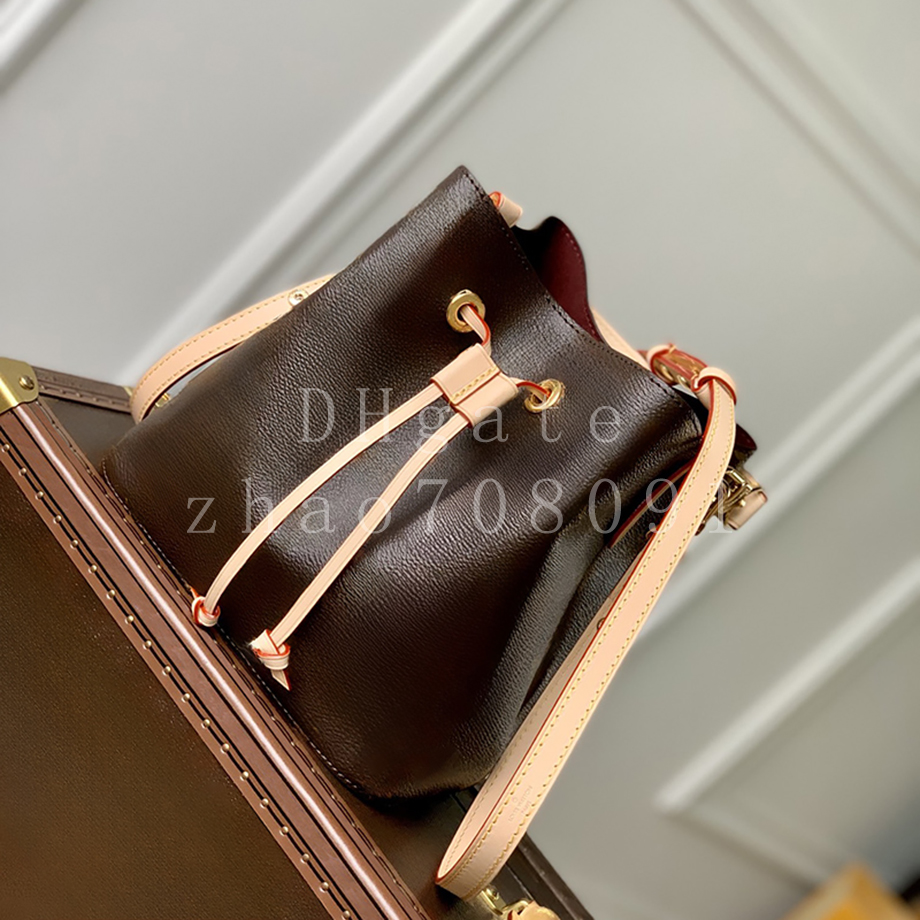 Diamond quality Bucket Bag Designer Shoulder Bag BB size 20CM Genuine Leather Handbag Luxury Crossbody Bag With box LN01A1