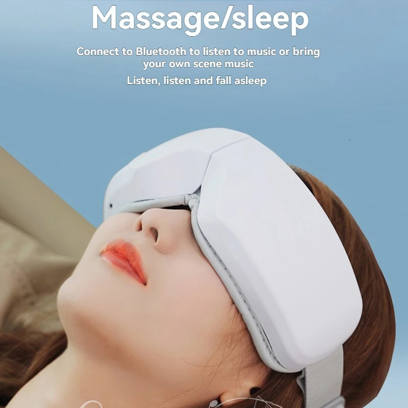 Frequency Vibration Bluetooth Music Compress Eye Mask Compress Eye Protector Relieves Fatigue Lntelligent Air Pressure M 250612