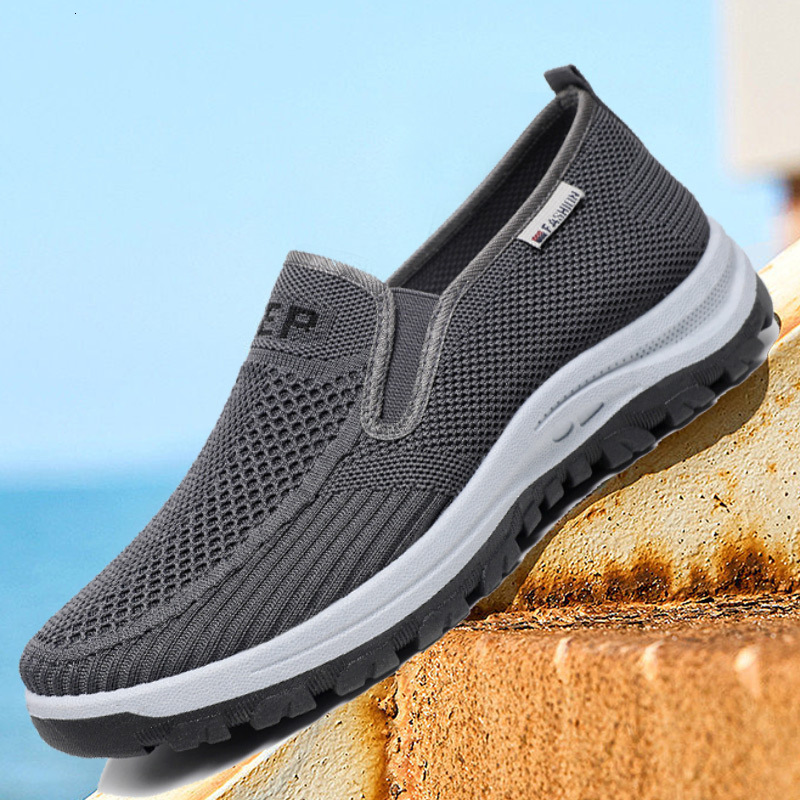 Slip-on Lazy Shoes Flyknit Mesh Breathable Free Delivery Of Sneakers Driving Shoes Simple Men's Shoes Soft Sole Designer Shoes Casual Shoes Men&#