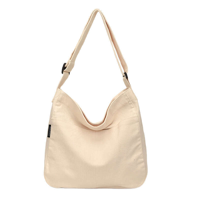 Canvas Crossbody Ins Large Capacity Casual Tote Shoulder Forest Style College Student Class Bag for Women