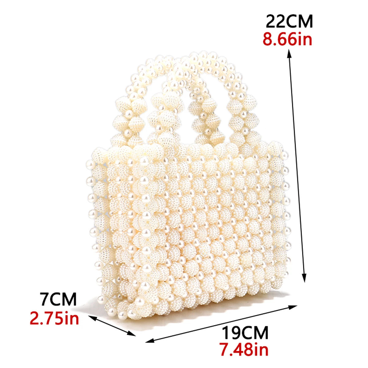 Bucket Design Women Day Clutch Pearl Wedding Bridal Handbags Small Evening Bags Arrival Party Purse 250614