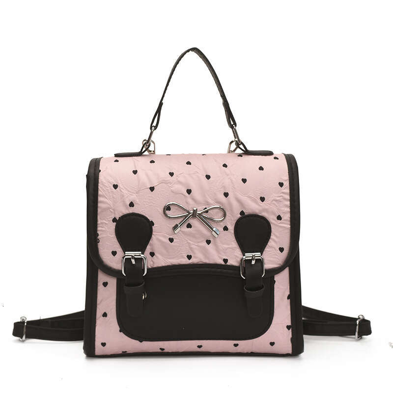 2025 New Fashion Casual Women's Korean Student School Bag Trendy British Style Travel Backpack