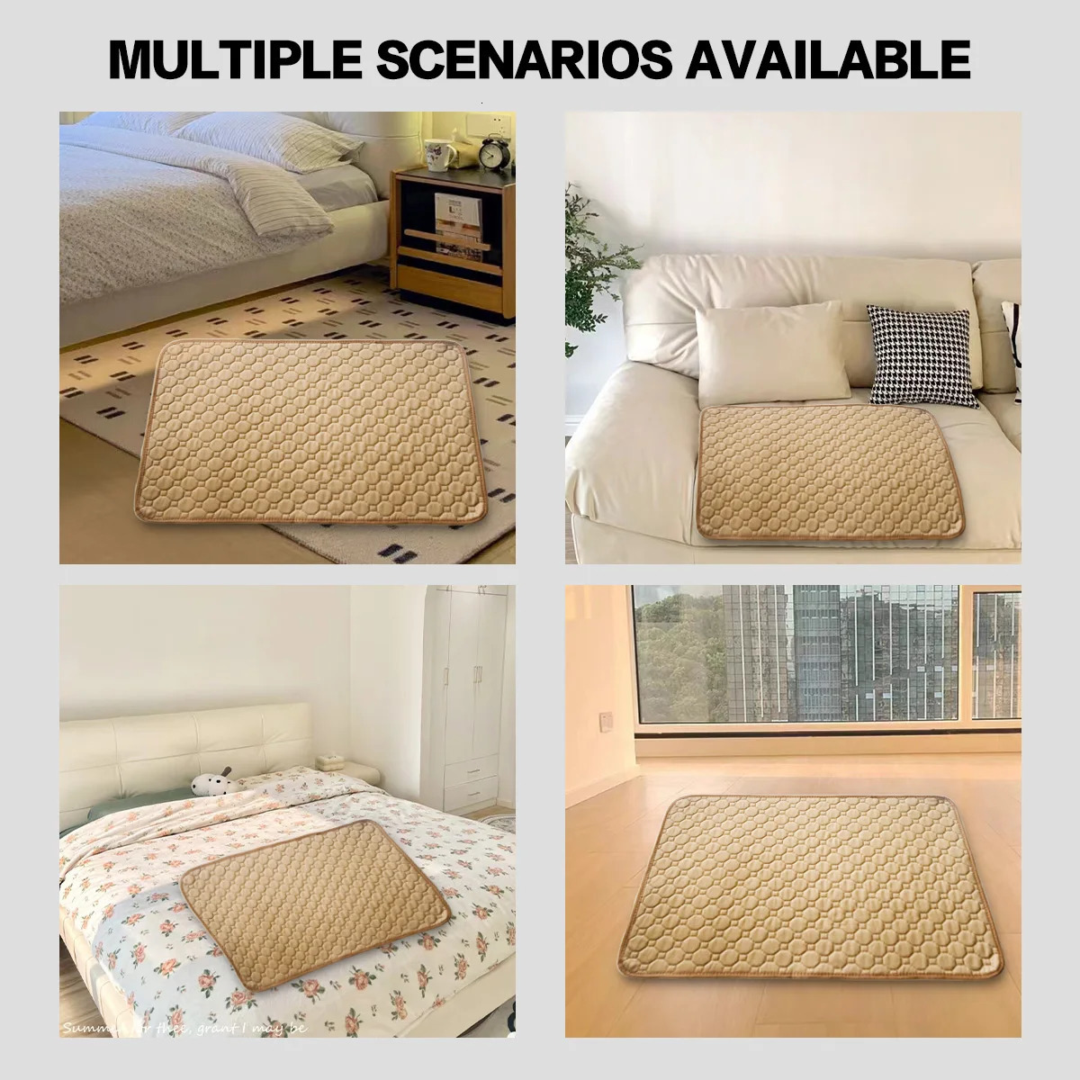 Absorbent Dog Urine Pads Reusable Dogs Pee Mat Waterproof Dog Diaper Mat for Car Seat Cover Anti Slip Training Pet Accessories 250614