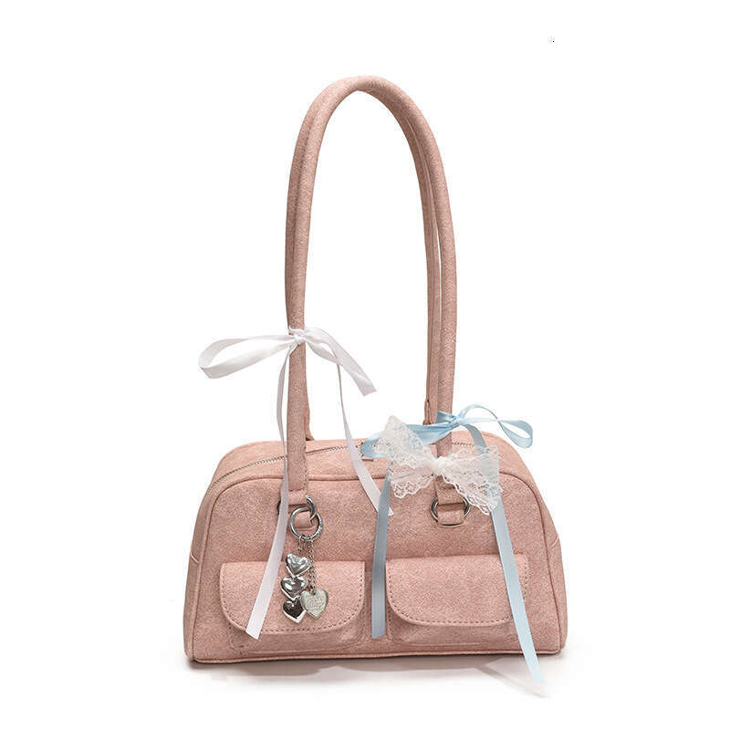 Trendy Handheld Boston for Women 2025 New Casual Fashionable Commuter Shoulder Underarm Bag