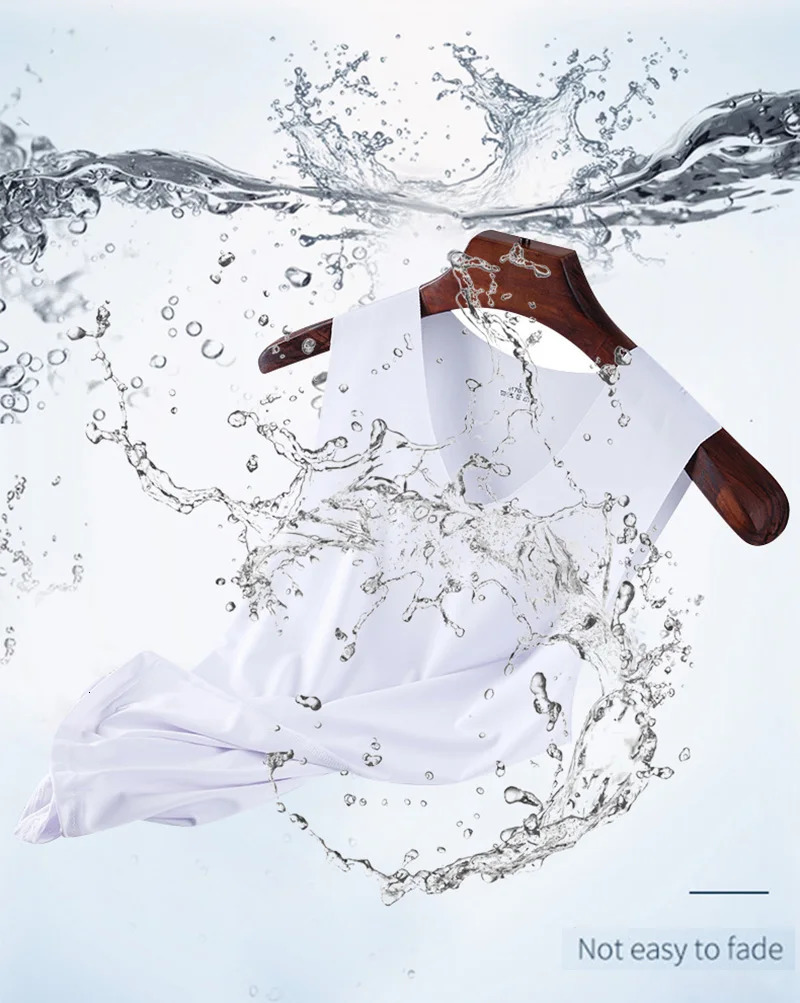 Summer Mens NonMarking Ice Silk Undershirt Slim Sports Fitness CrossBody Bottoming Sleeveless Breathable Comfortable 250609