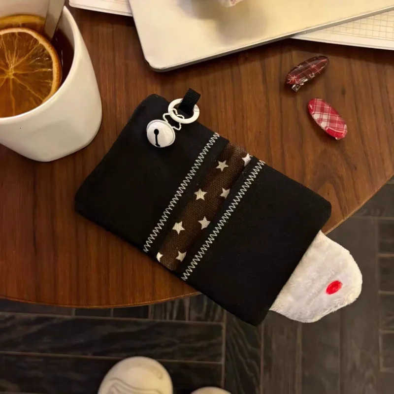 Cute Portable Rice Ball Coin Purse Practical Ins Cartoon Wallet Id Bag Student Integrated Folding Storage Bag 250614