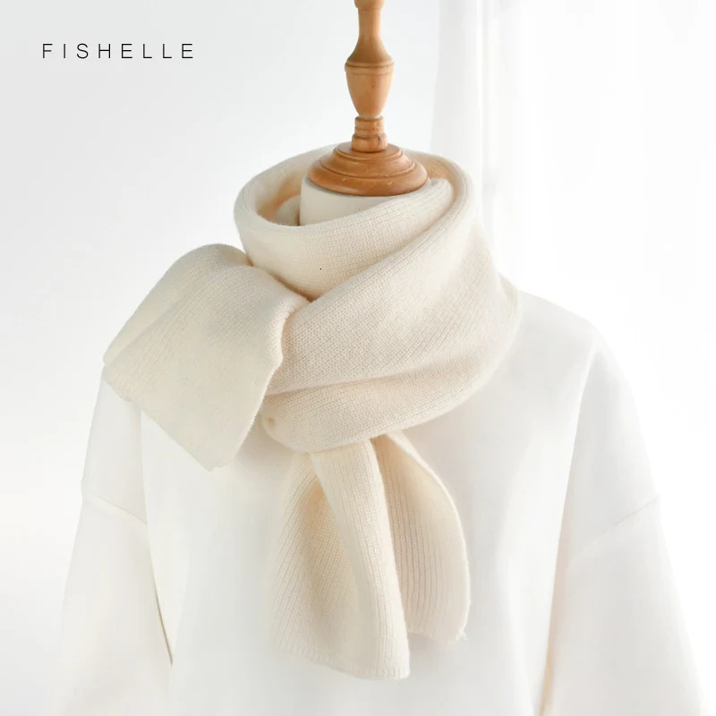 cashmere knitted scarves rose red pink white wool women winter scarf adults warm thick wool scarf s ren 250610