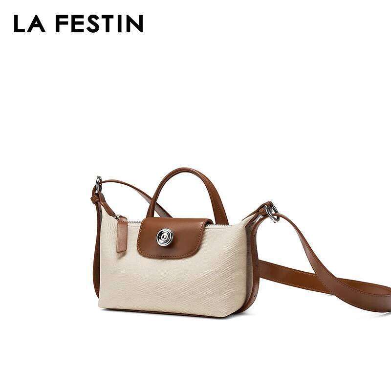 LA FESTIN Original 2024 New Handbag Women's Leather Shoulder Crossbody Portable Brand Bag