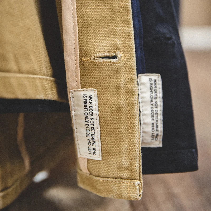 Maden Mens Vintage Hunting Vest Khaki Sleeveless Jacket Casual Outdoor Tactical Amekaji Solid Color Waistcoat 250614